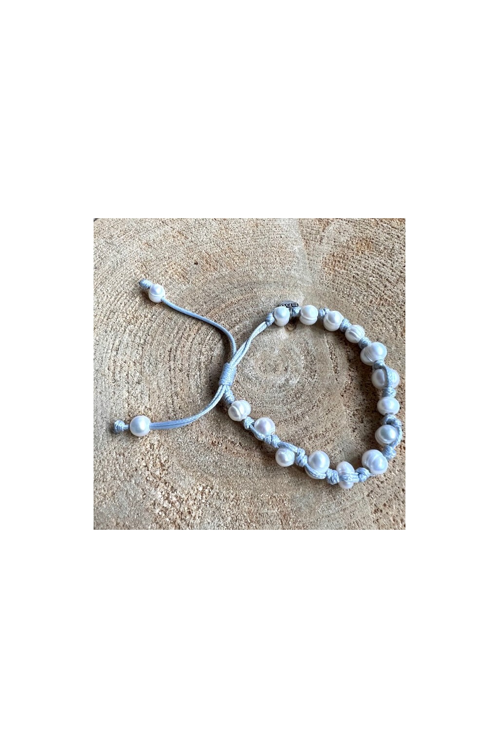 PULSERA PERLAS-GREY